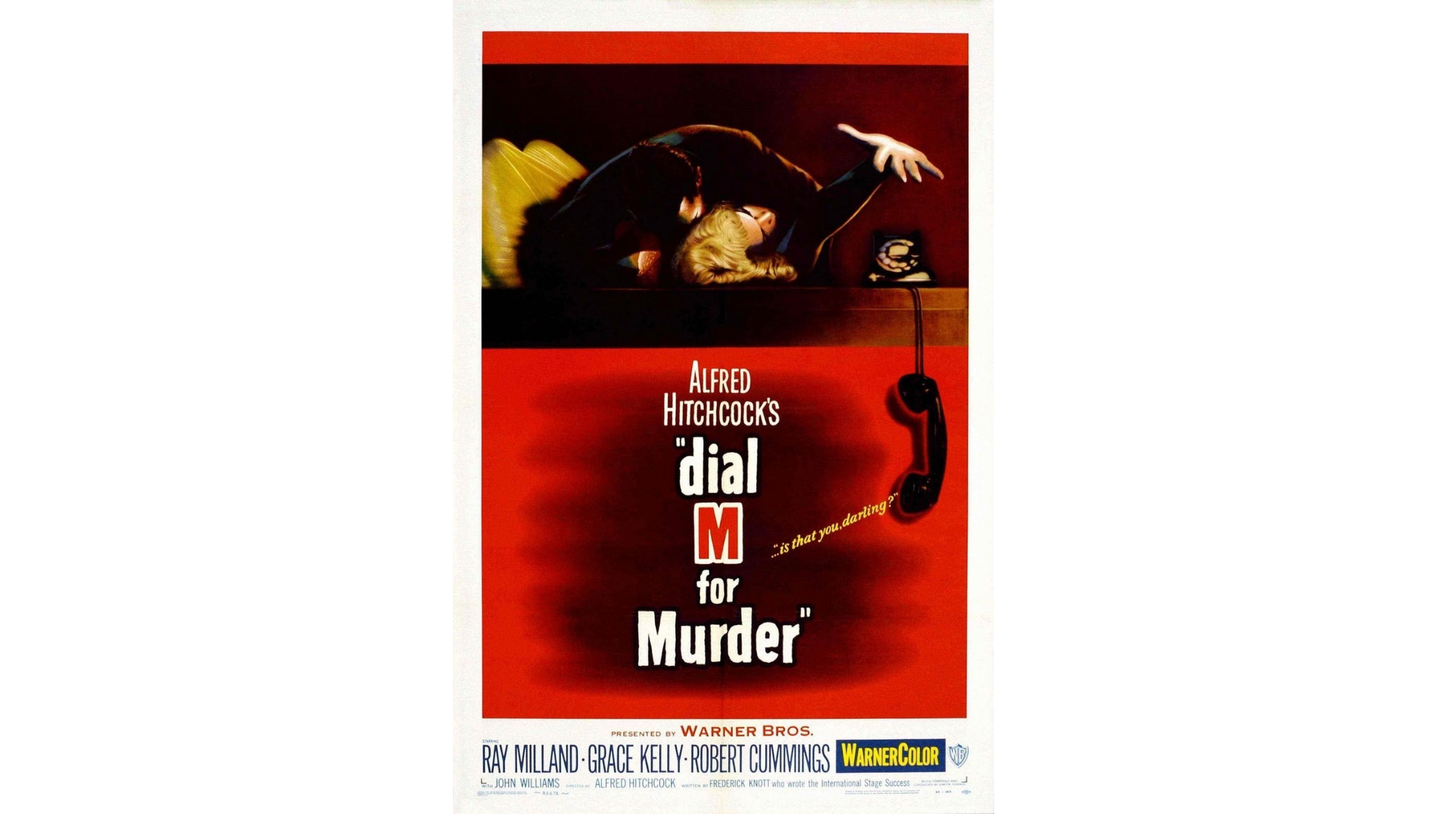 a movie poster for the film dial for murder