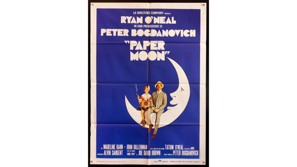 a movie poster for the film paper moon
