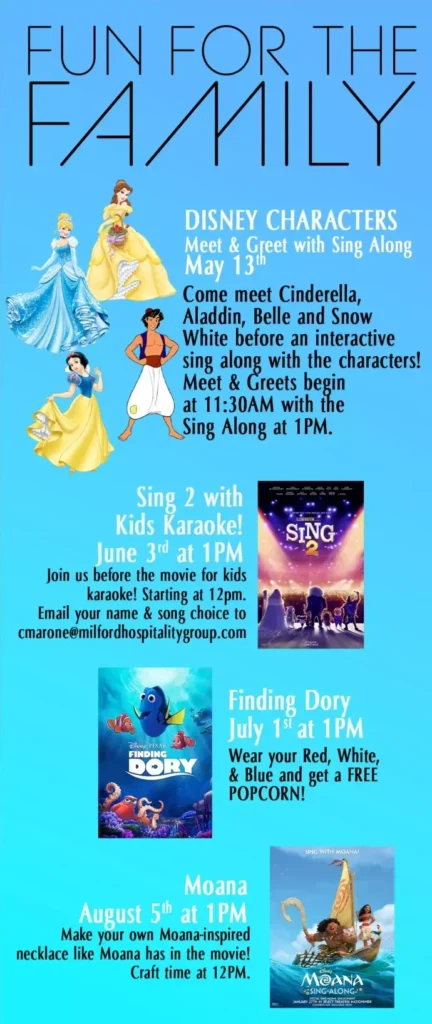 Disney Sing-a-Long Family Event poster